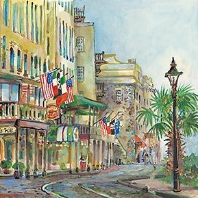 River Street West Painting by Sharon Saseen