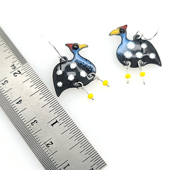whimsical bird earrings